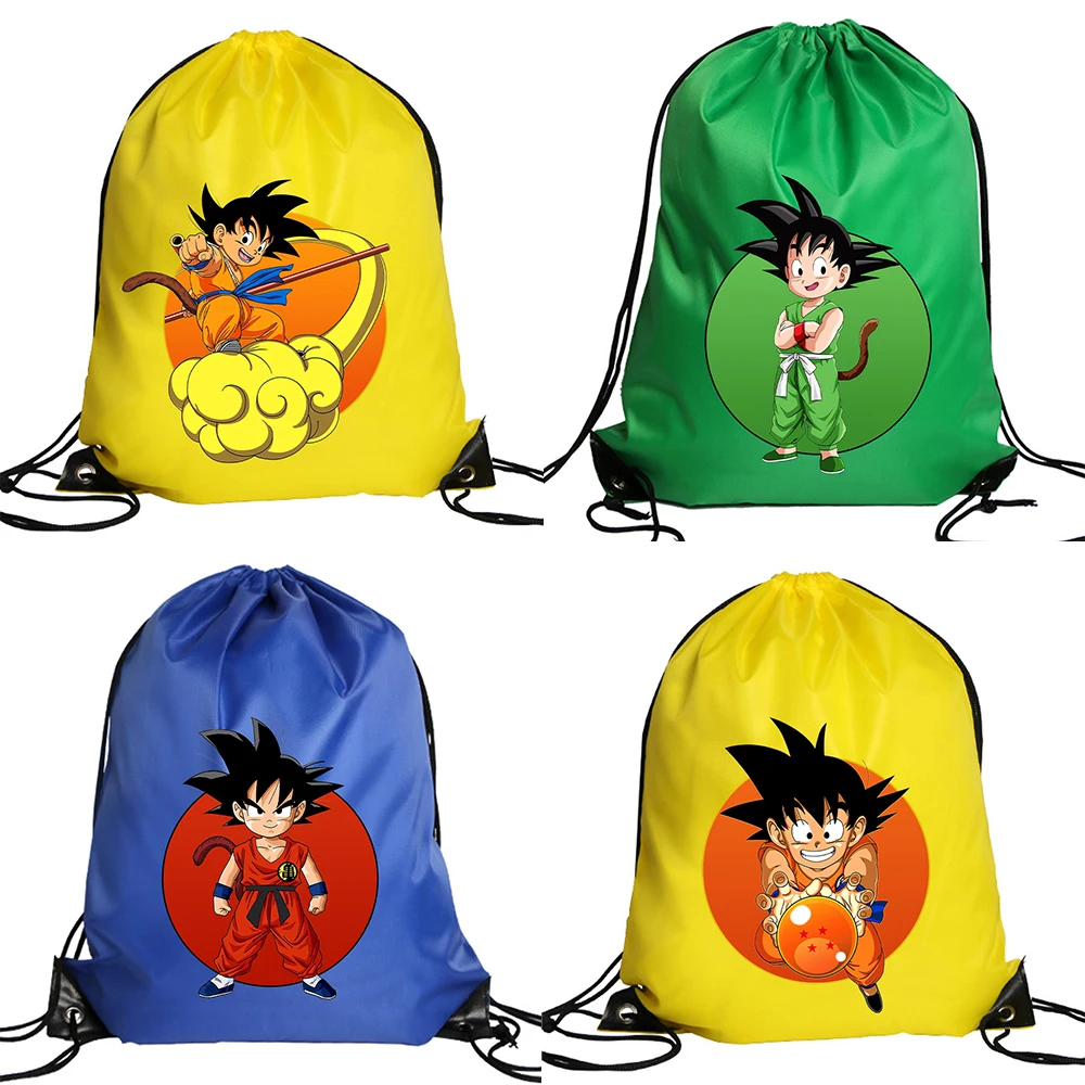 Drawstring Gym Bag - Сумка-мешок из полиэстера с изображением Драгонболл,