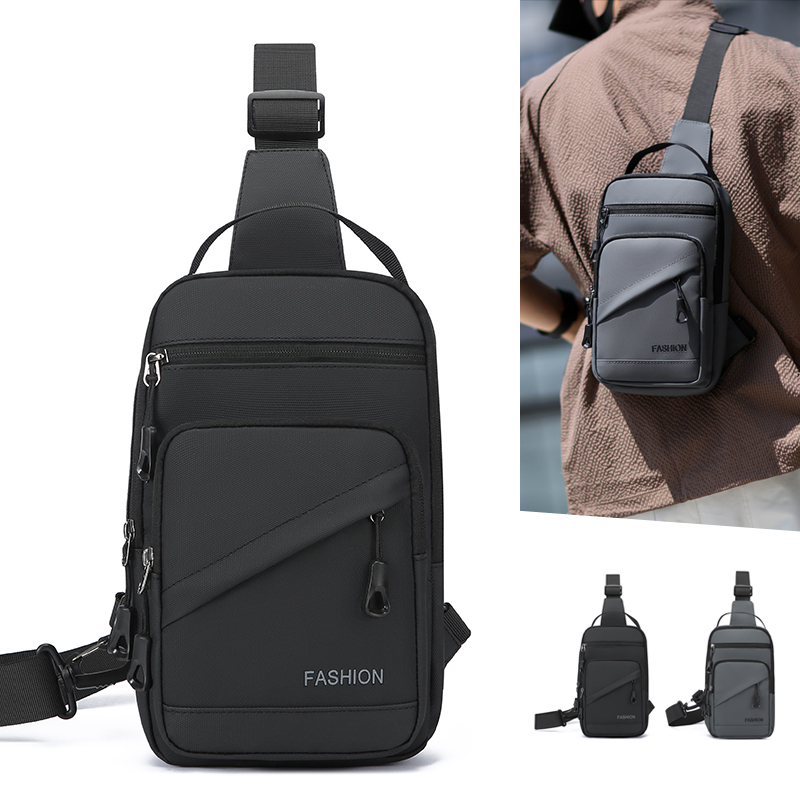 Travel Backpack Anti Theft - Мужская сумка-слинг из нейлона, легкая нагрудная