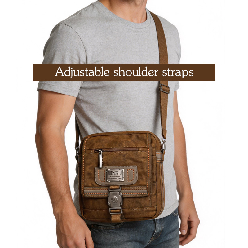 Canvas Backpack Casual - Холщовые сумки через плечо для мужчин,