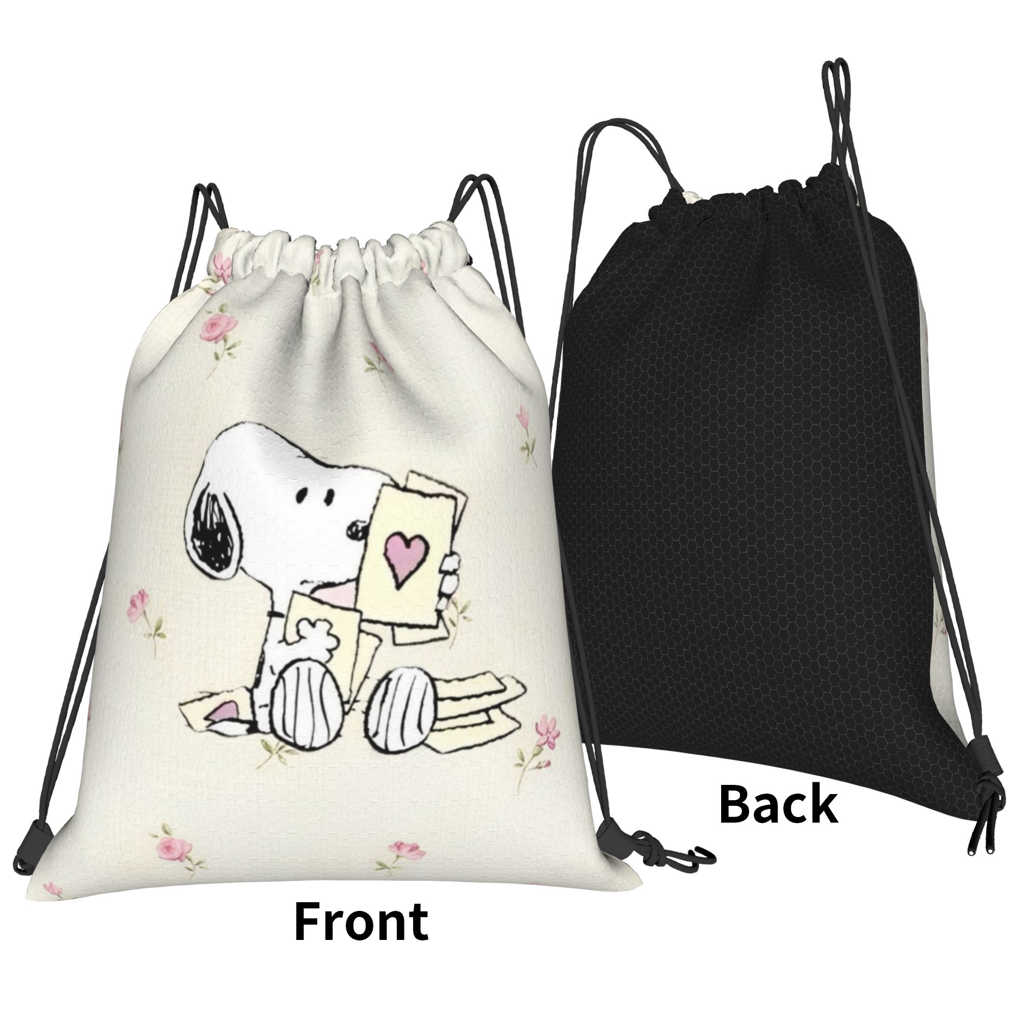 Рюкзак-мешок S-Snoopys Loving  – обзор и цена Drawstring Gym Bag