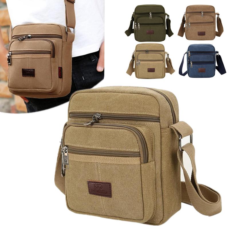 Мужская сумка через плечо для  – обзор и цена Canvas Backpack Casual