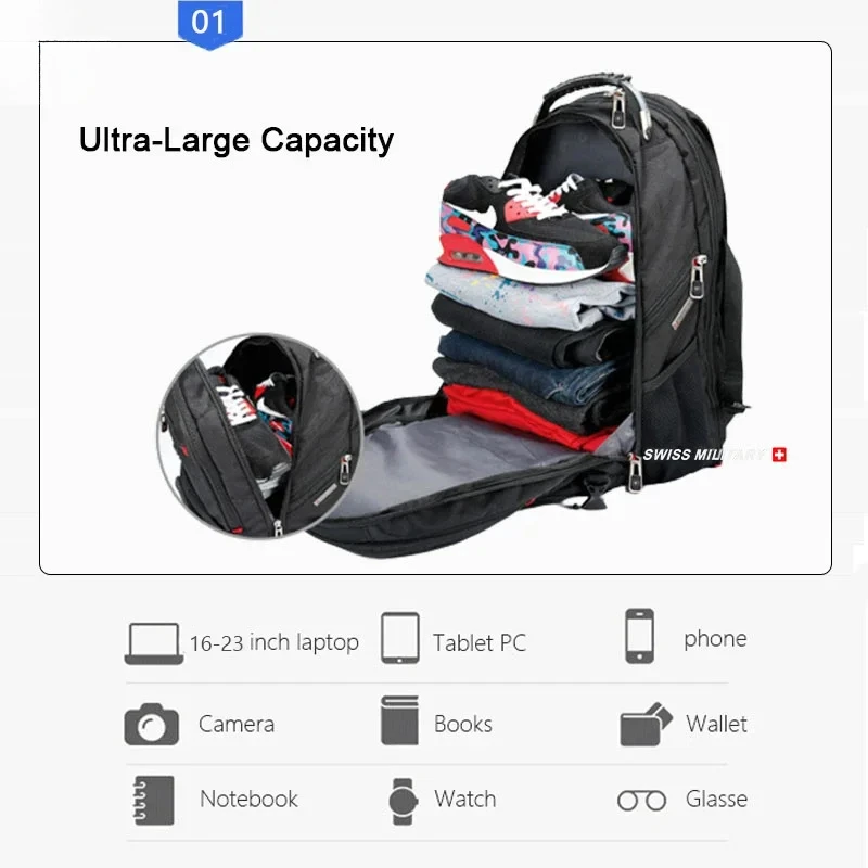 Многофункциональная мужская су – обзор и цена Travel Backpack Anti Theft