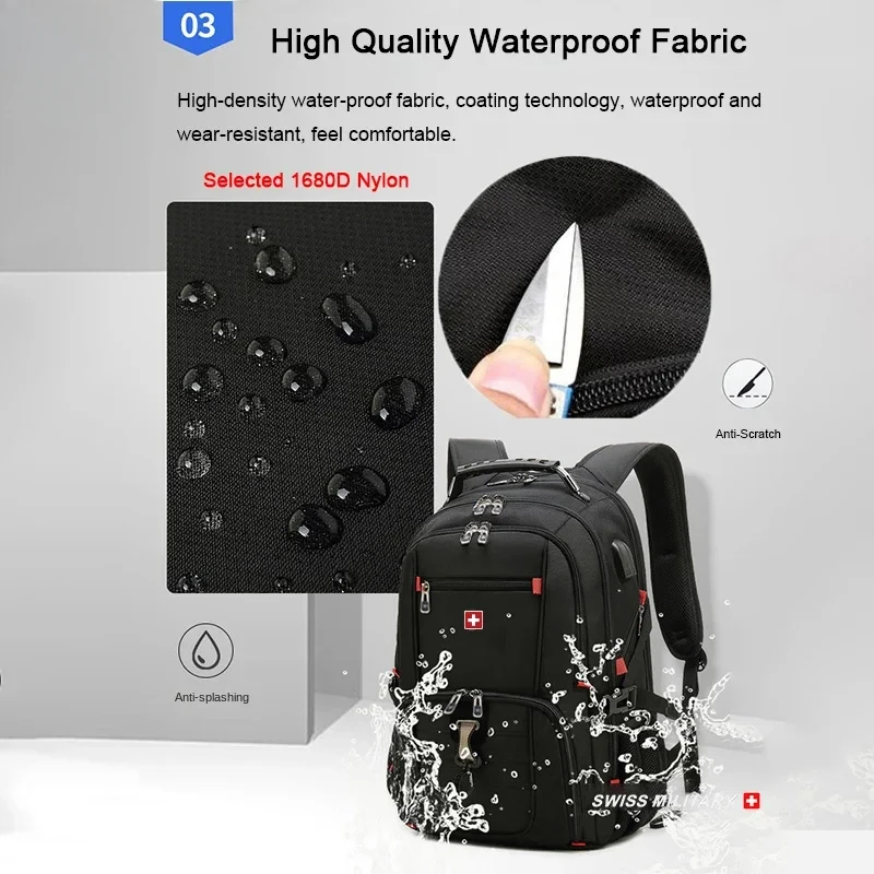 Многофункциональная мужская су – обзор и цена Travel Backpack Anti Theft