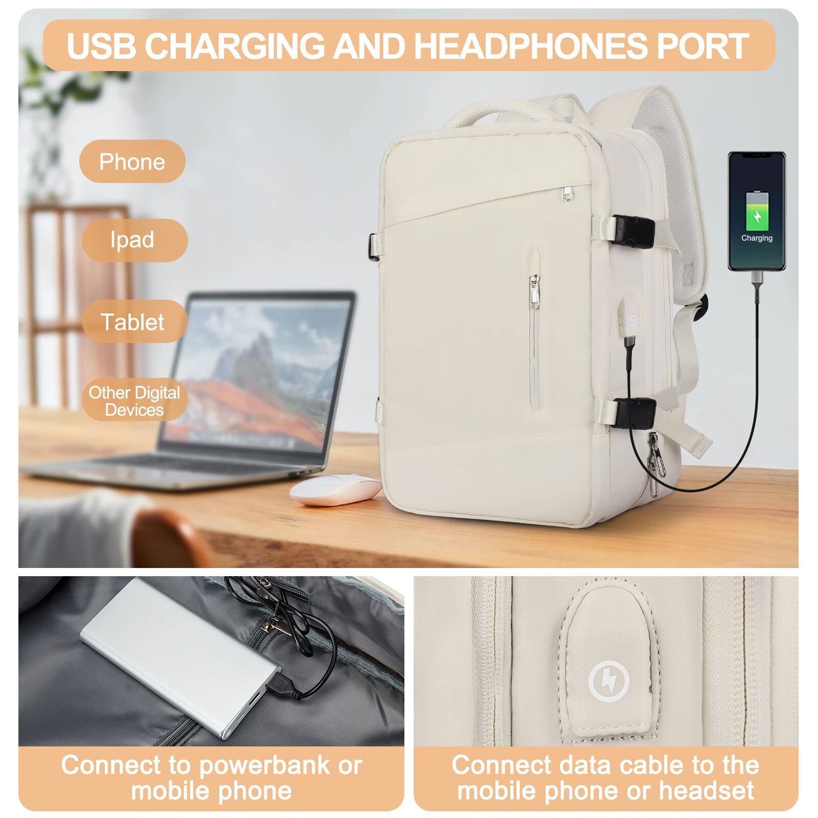Женский дорожный рюкзак Likros – обзор и цена Travel Backpack Anti Theft