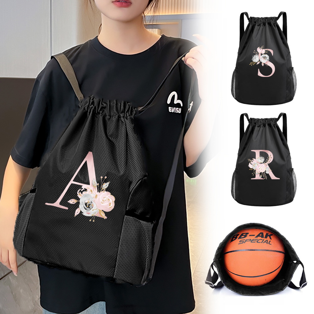 Черная сумка на шнурке, спорти – обзор и цена Drawstring Gym Bag